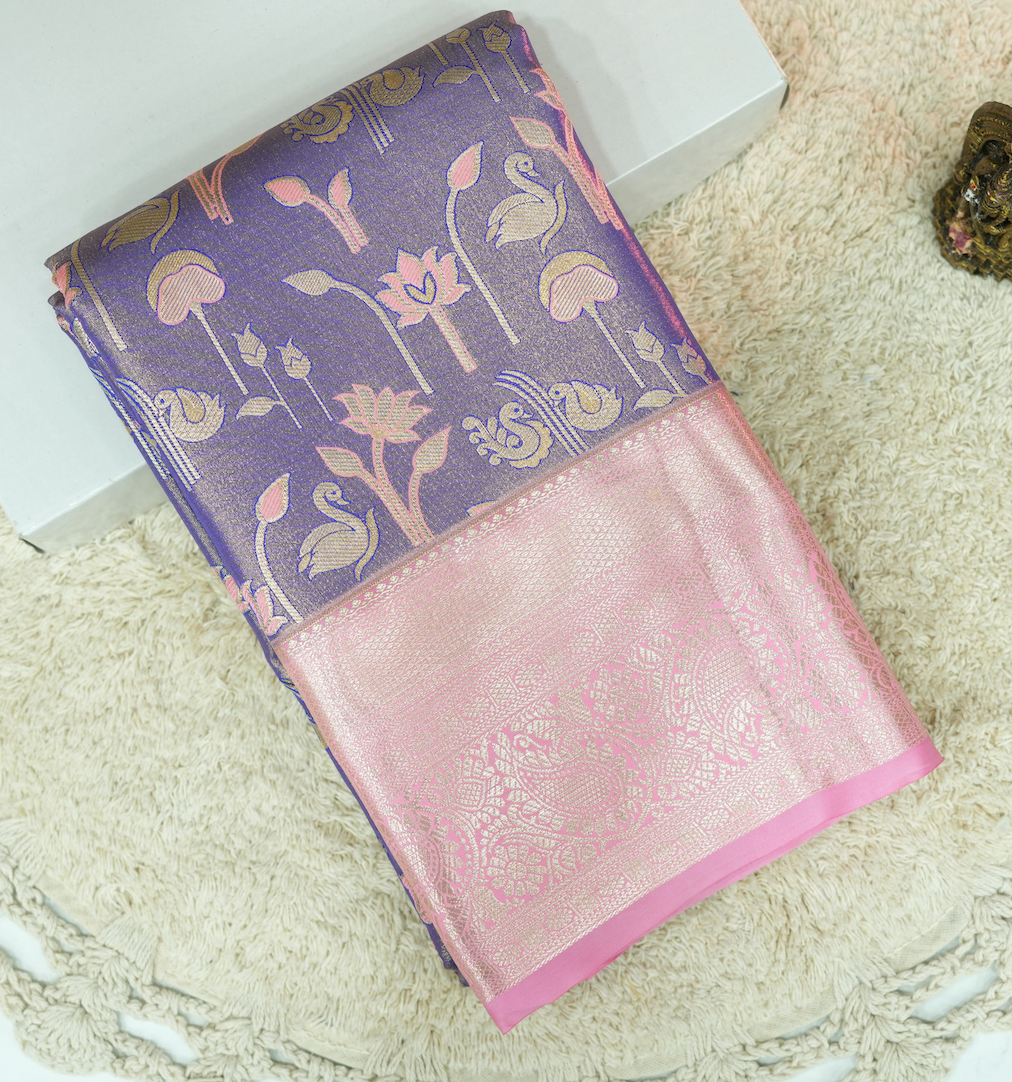 Pastel Tissue saree