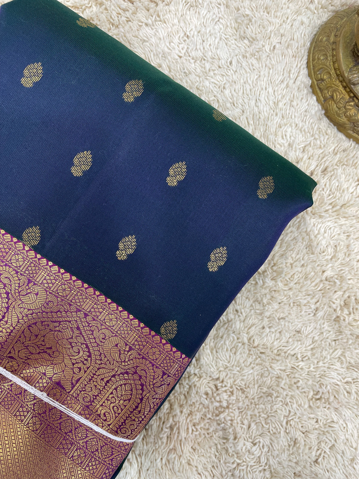 Blue x Rama Semi pure silk