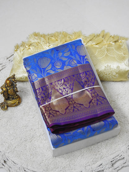 Pure silk with full body flower