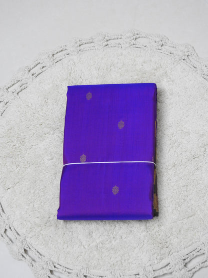 Semi pure silk with Rettai pettu border