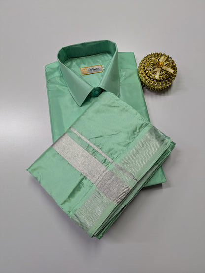 Premium Japan Silk Dhoti Set - Rexona